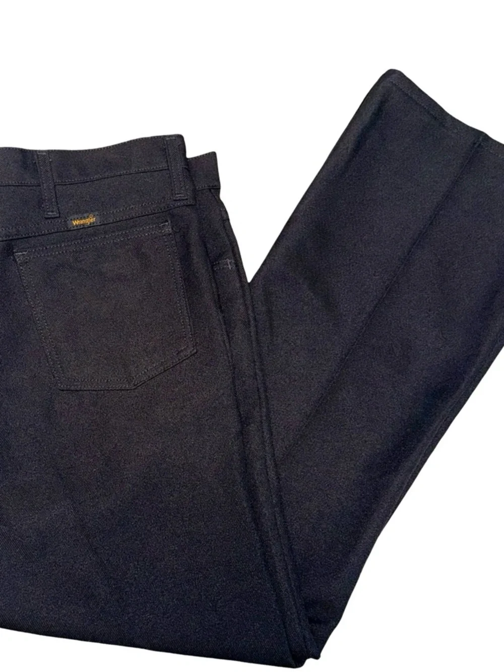 Vintage Wrangler 82BK Black Western Bootcut Jeans Men’s Size 36 x 30